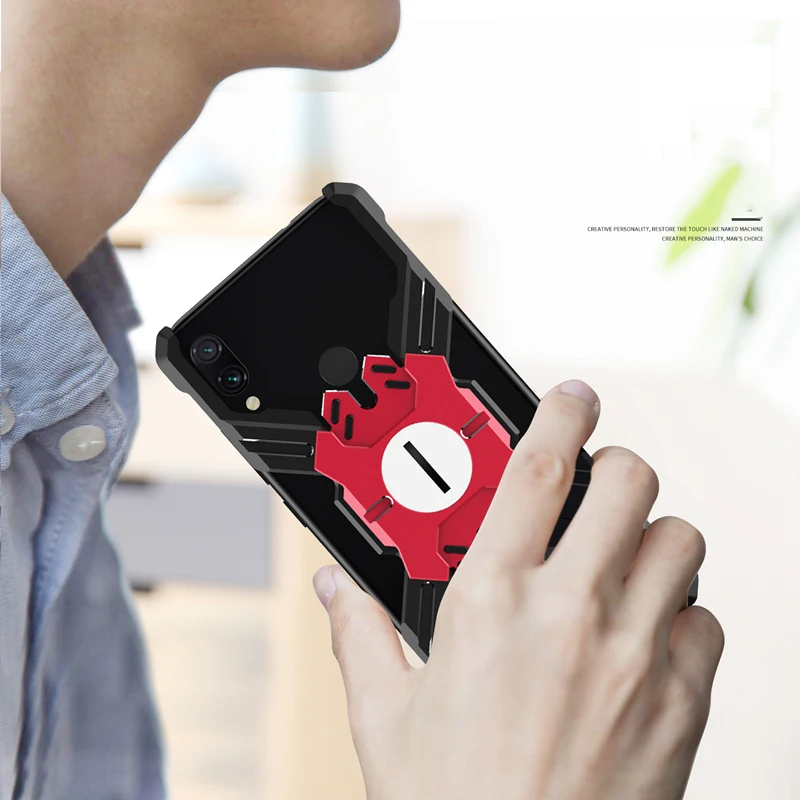 Чехол для Xiaomi Redmi Note 7, чехол для Redmi K20 Pro, защитный чехол, металлический алюминиевый каркас, противоударный чехол для телефона