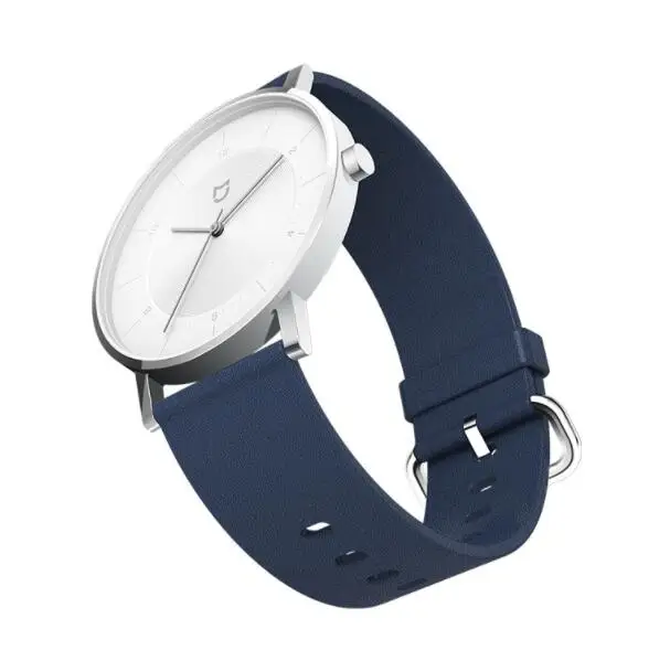 Чехол из нержавеющей стали с кожаным ремешком для Xiaomi Mijia Quartz Classic Edition