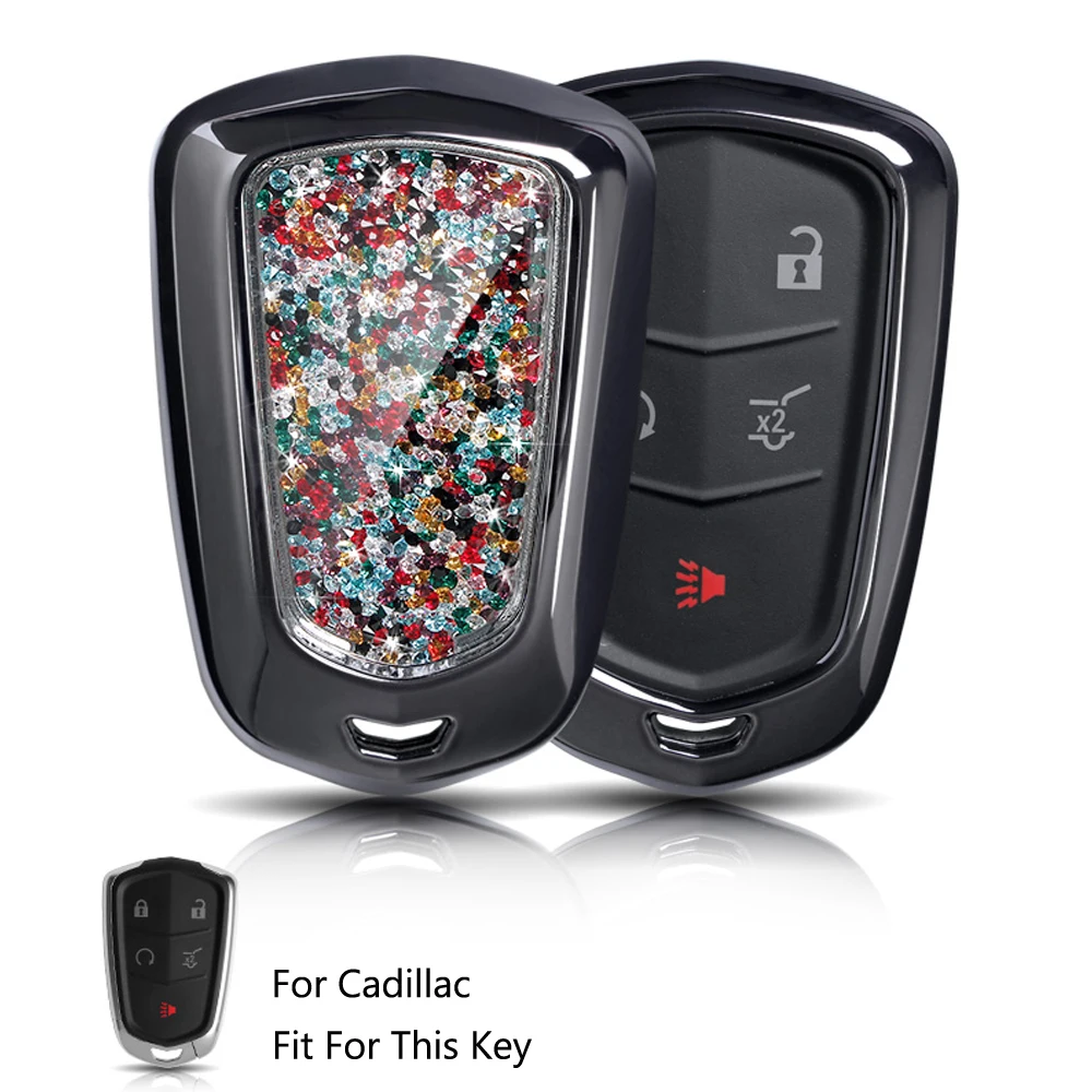 Автомобильный чехол для ключей для Cadillac Escalade ESV XTS ats, CTS SRX CT6 ATS-L XT5 DTS STS ELR CT5 XT6- Smart Fob чехол сумка для ключей
