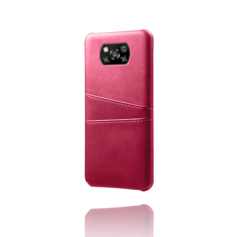 מקרה עבור Xiaomi Mi Poco X3 NFC 8 9 SE 9T 10T פרו כרטיס חריצי כיסוי עור מפוצל מקרה עבור Redmi הערה 10 פרו 9 s 8 7 פרו 7A 8A Coque iphone 11 Pro Max  silicone case