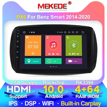 

64G ROM Car GPS Navigation System Stereo Media Auto Radio for Mercedes Benz Smart Fortwo C453 A453 W453 2015 2016 2017 2018 JBL