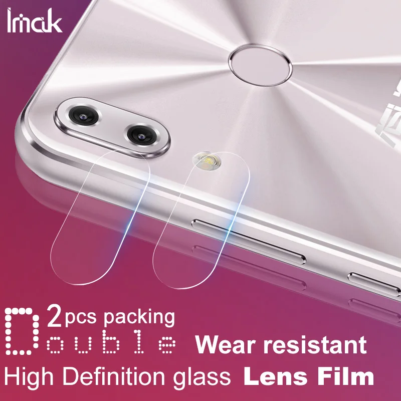 

Imak 2pcs/Package Wear Resistant Camera Lens Protective Protector for Asus Zenfone 5-5z ZE620KL ZS620KL Tempered Glass Film
