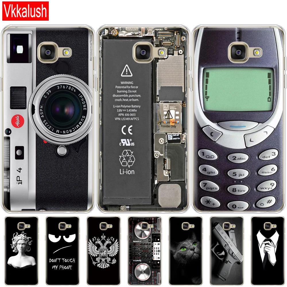 Posteriore Del Silicone Di Caso Per Samsung Galaxy A5 2016 Caso Molle Di Tpu Della Copertura Posteriore A510F A510 Posteriore Del Telefono Di Caso Per