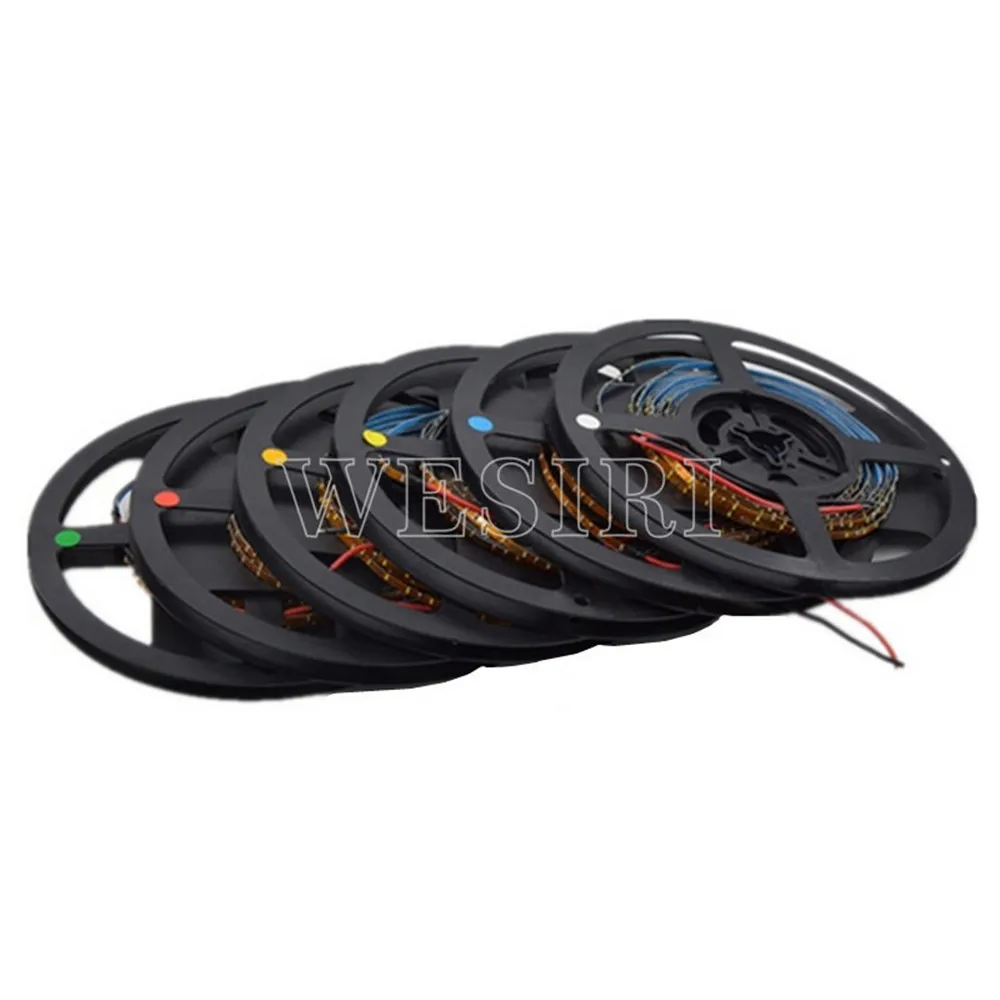5M 3mm 120leds/m SMD 0805 Super Bright LED Strip Red/Green/Blue/White Warm/White/Orange/Pink Light Strip IP30 DC12V