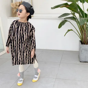 

2020 Korea style girls dress fashion spring cotton kids girls dresses 2-7 years