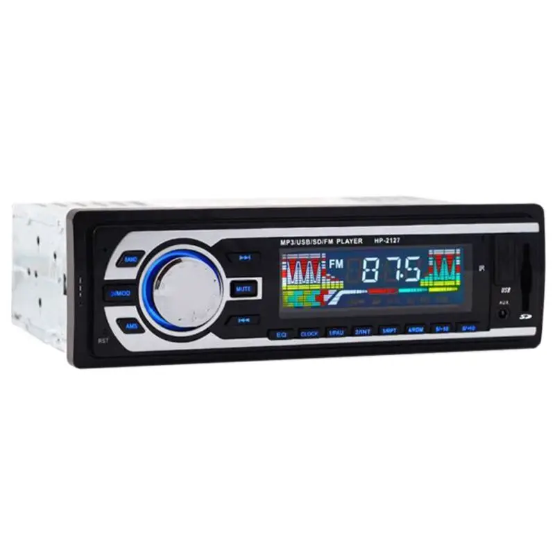 Новинка, 24 В, автомобильный стерео fm-радио, Mp3 аудио плеер, поддержка Bluetooth телефона с Usb/Sd Mmc портом, автомобильная электроника, 1 Din