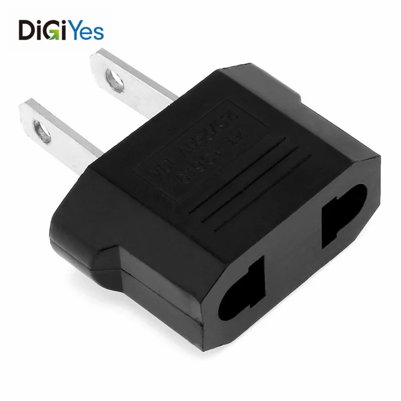 

DigiYes 1pcs 2.5V/250V 10A Electrical Power Supply Converter Black US Travel Plug Charger Sockets Adapter support wholesale