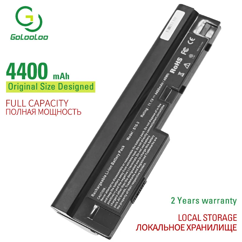 Аккумулятор Golooloo для ноутбука LENOVO IdeaPad 6 ячеек S10-3 S205 U160 U165 3ICR19/65-2 3ICR19/66 57Y6442 57Y6446