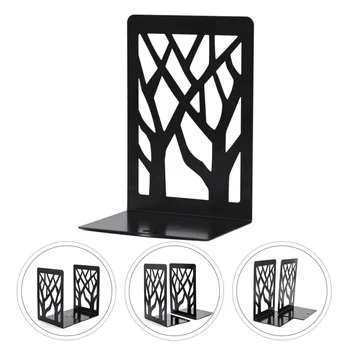 

6Pcs Durable Exquisite Simple Bookshelf Bookends Book Organizer for Home