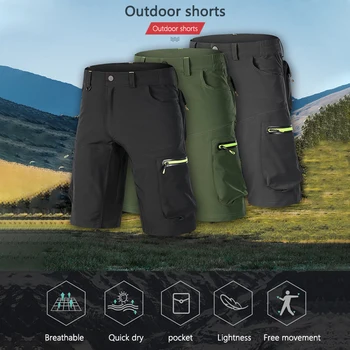

Men's Outdoor Sports Cycling Shorts MTB Downhill Trousers Mountain Bike Bicycle Shorts Loose Men Running Bicycle Riding Shorts