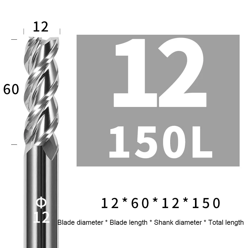 lathe spindle Carbide End Mill Aluminium HRC55 3F Milling Cutter Acrylic Wood Copper Plastic Cutting Tool CNC Maching Milling Tools Endmils bison lathe chucks Machine Tools & Accessories