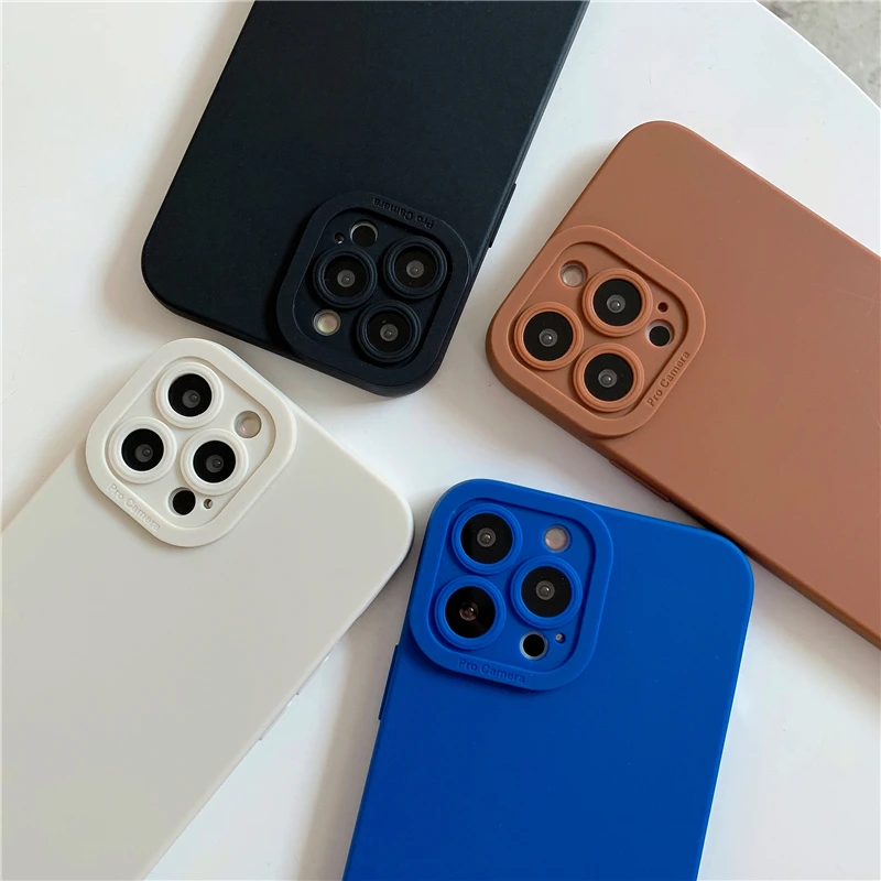 Matte Silikon Telefon Fall Für Xiaomi Redmi Hinweis 12 10 13 Pro Plus 12s 13c 11s 10s Mi 13T 12T 11T 13 11 Lite Poco F5 X5 Abdeckung – Detail 1
