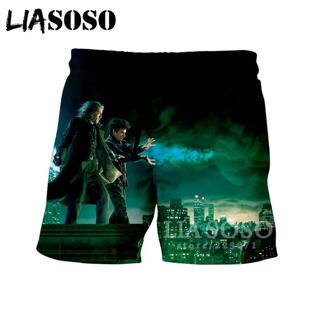 As show 15 LIASOSO, высококачественные модные шорты, 3D принт, звезда, Николя, клетка, шорты для пляжа, фитнеса, свободные, спортивные, бодибилдинг, плавки, 27 - Цвет: As show 15