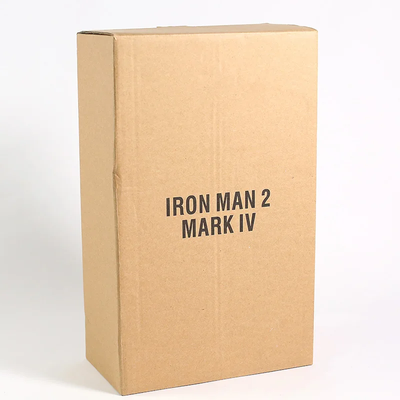 Marvel Железный человек 2 Mark IV MK 4 Tony Stark ПВХ фигурка с светодиодный подсветкой Коллекционная модель игрушки