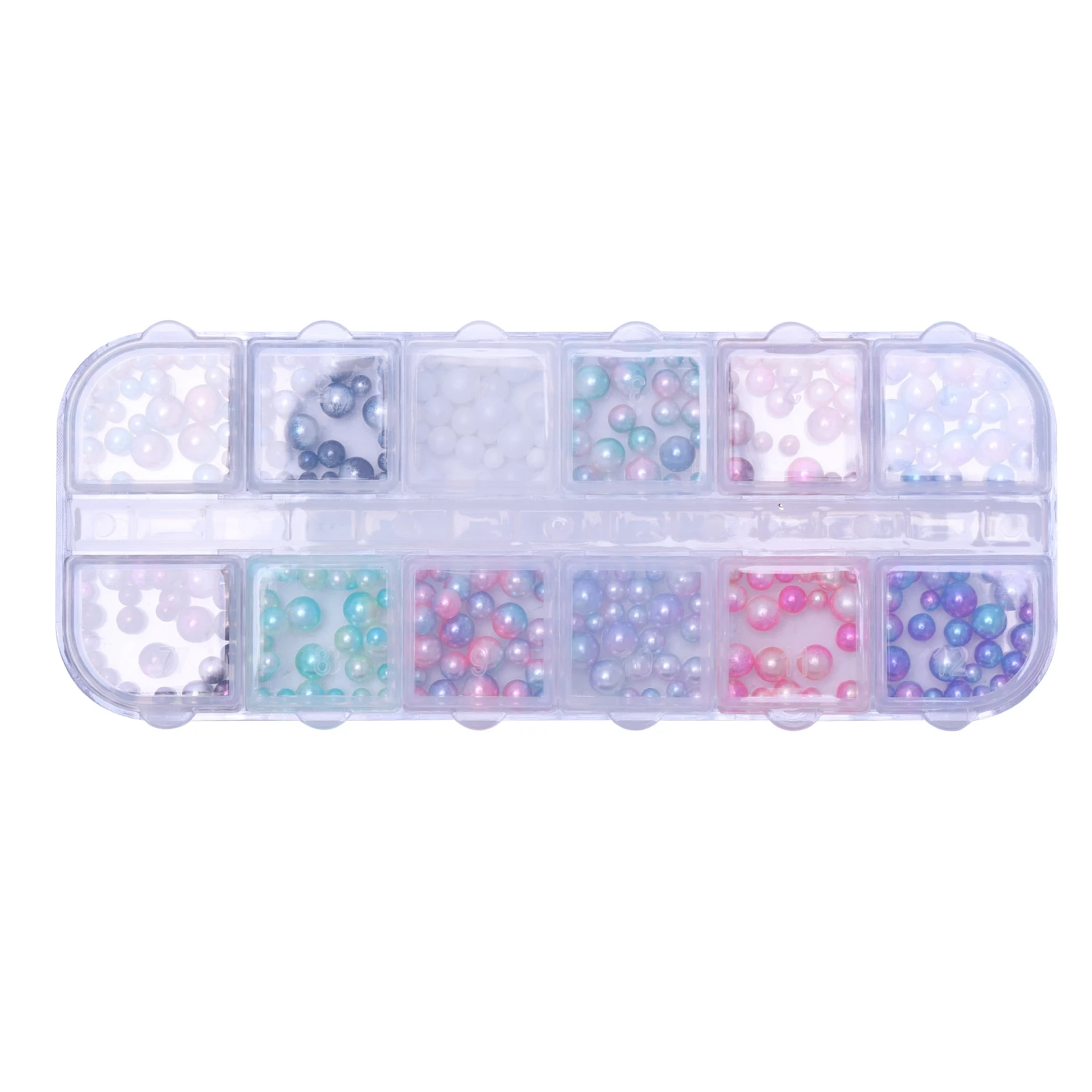 3D Nail Art Decals DIY Nails Decoration Tips Charms Accessories for Nails Pearls 01
