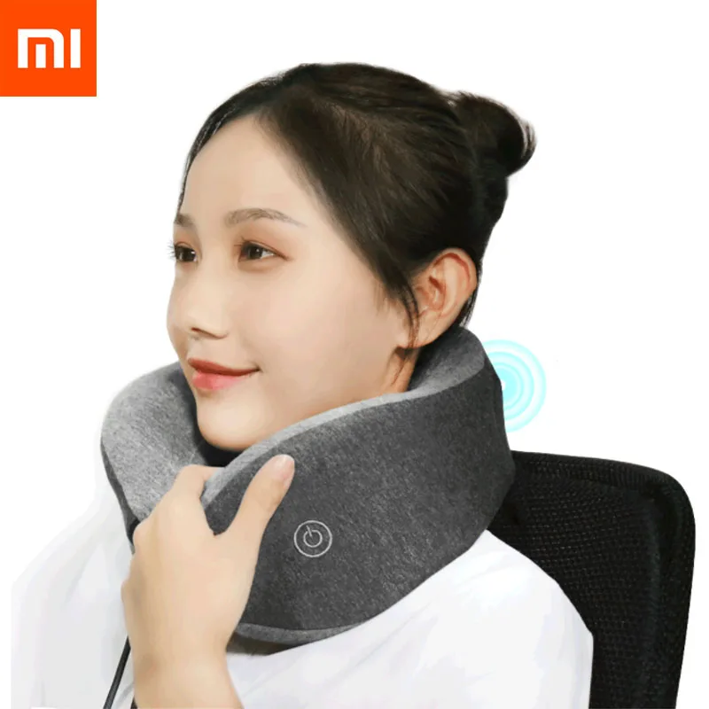 Xiaomi Mijia LF подушка-массажер шейный Инструмент Электрические плечевые массажеры для спины и тела Инфракрасный сон для дома/офиса и путешествий
