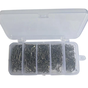 

150 Pcs 1 /2 /4 /6 /8 Fishing Center Pass Swivel Arc Pin Swivel Fishing Accessories