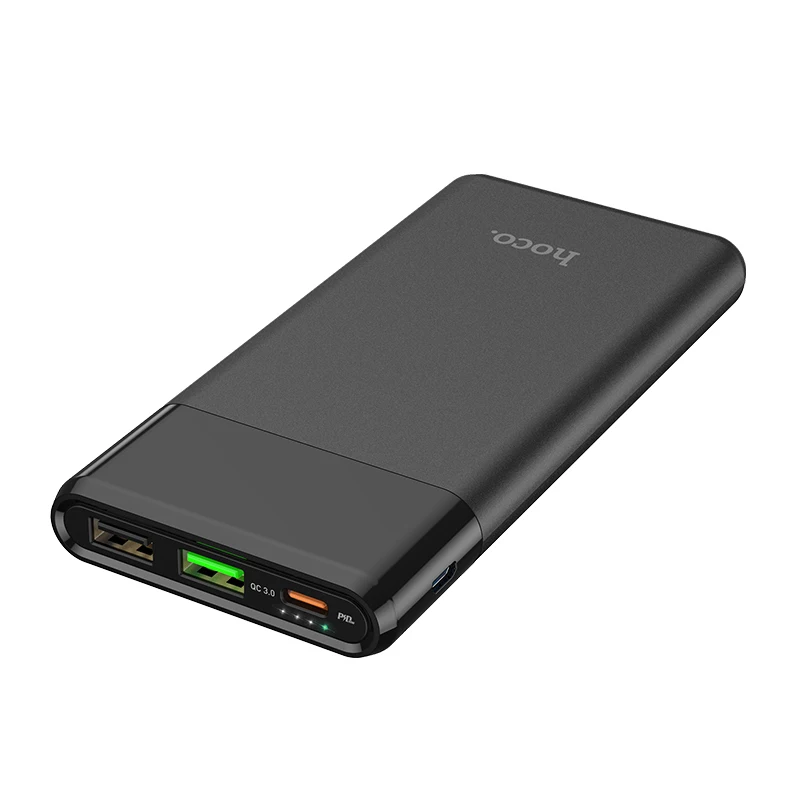 Внешний аккумулятор HOCO Mini на 10000 мА · ч 18 Вт USB Type C|Внешние аккумуляторы| |
