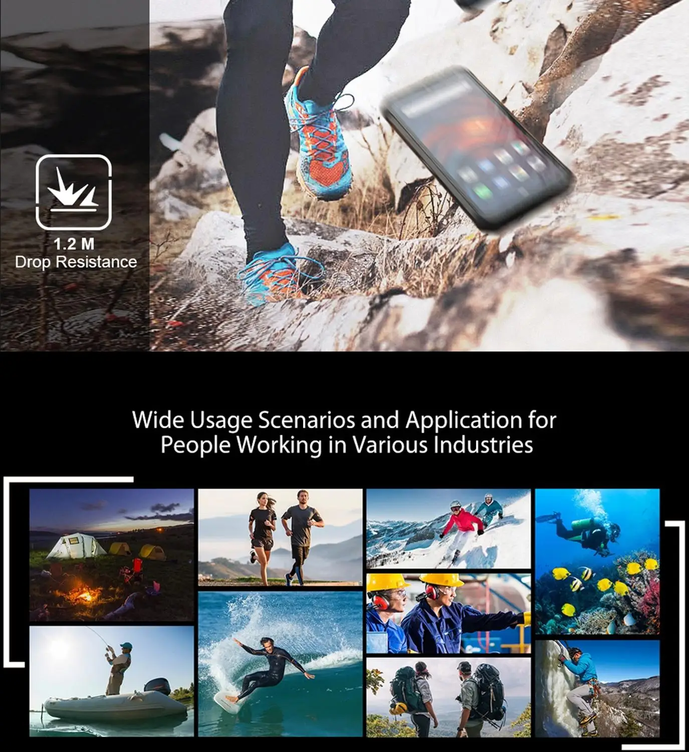 Ulefone Armor 7E IP68 Rugged Smartphone 4+128GB Waterproof Mobile Phone Android 9.0 Helio P90 Octa Core NFC 48MP Camera Wireless