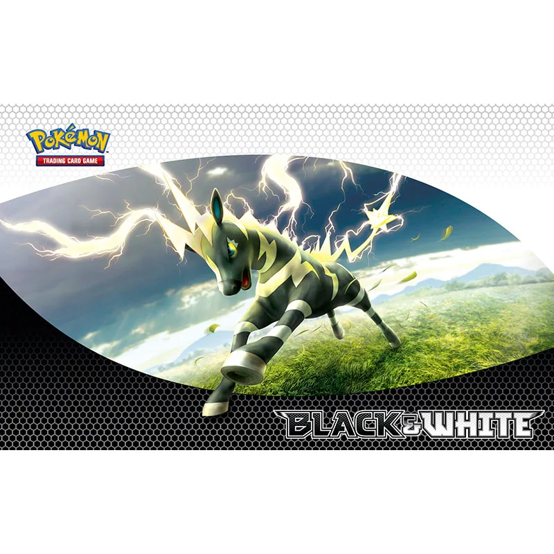 Настольная игра Takara Tomy с покемонами игровой коврик черная и белая версия Rapidash
