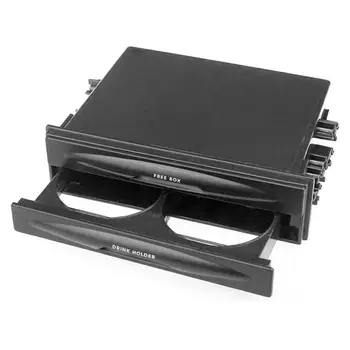 

Universal Car Storage tools Universal Car Auto Double Din Radio Pocket Drink Cup Holder Storage Box Drink Cup Holder Dropship