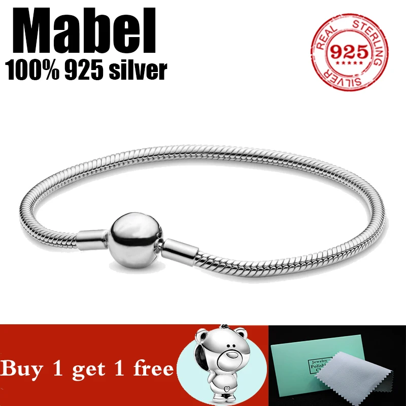 

Hot Sale 100% Real 925 Sterling Silver pando Bracelet Fit Original LOVE Snake Charms Bangle DIY high quality Jewelry For Women