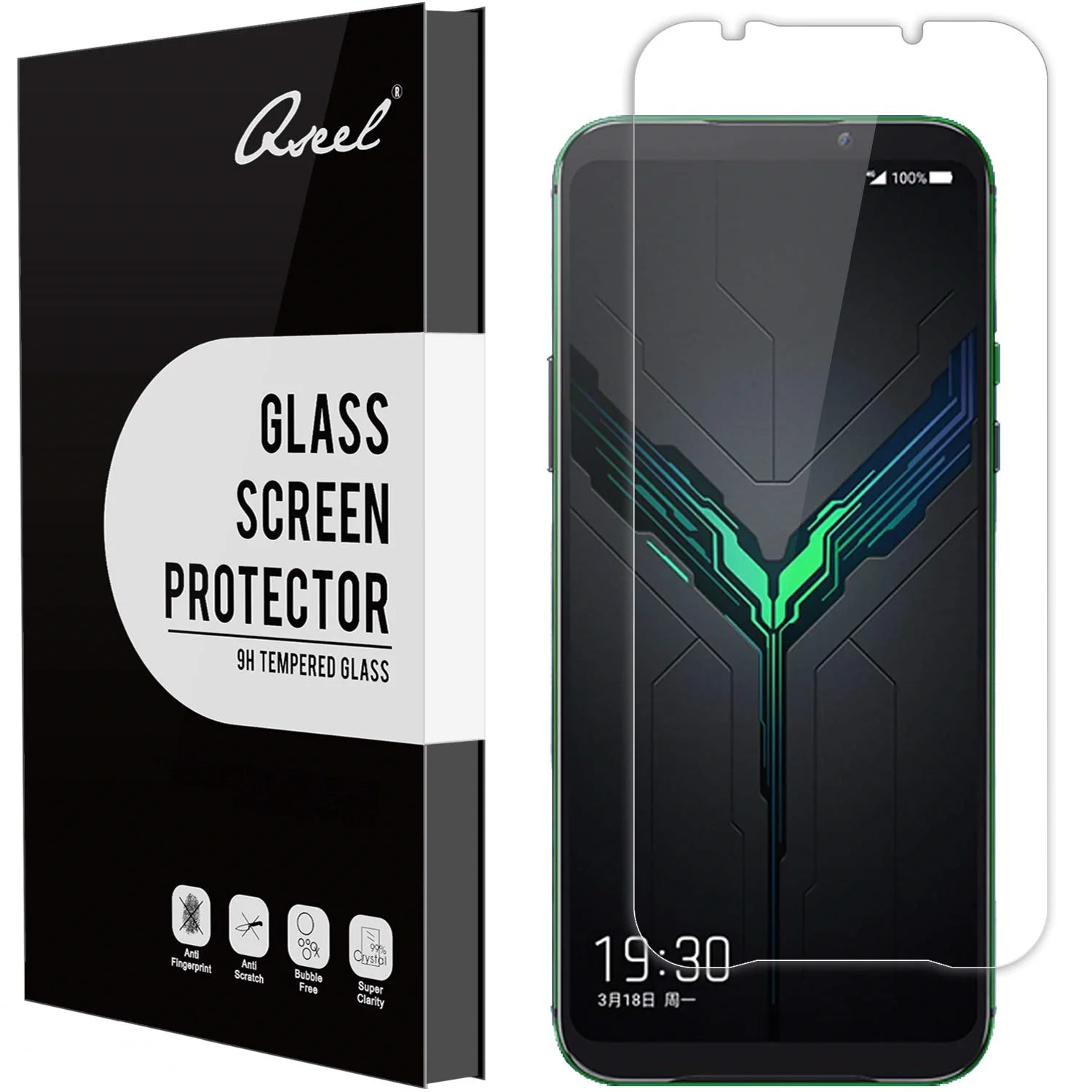 

Safety Glass for Xiaomi Black shark 2 Tempered Glass On The For Xiaomi Black shark2 Protective Glass Film Screen Protector