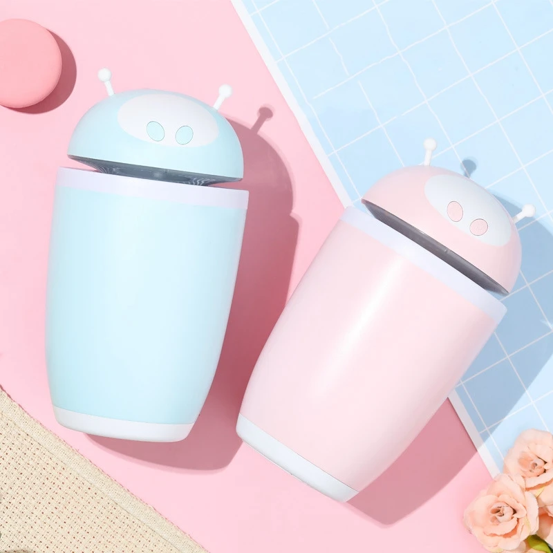 Mini Cartoon Spaceman Humidifier Air Aroma Essential Oil Diffuser Led Ultrasonic Aroma Aromatherapy Humidifier