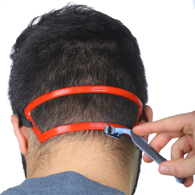 Волшебный Салон Парикмахерская линия для шеи руководство для декольте шаблон для стрижки волос DIY инструмент шаблон для волос линия для шеи