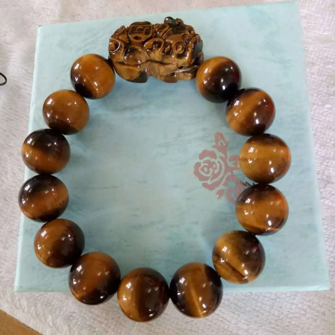 

Ke tang Hao Lin Jewelry Natural Yellow Tiger-eye Bracelet as Shown in Image Real Object Photo Shoot Price Welcome Bulk
