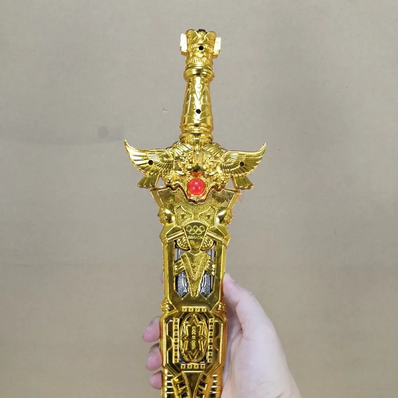 Gold toy swords Cartoon Toys Plastic Model Toy Knife Anime Cos Weapons Props Fly Heavenly Sword Weapon Category Sports 2021 5