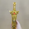Gold toy swords Cartoon Toys Plastic Model Toy Knife Anime Cos Weapons Props Fly Heavenly Sword Weapon Category Sports 2021 5