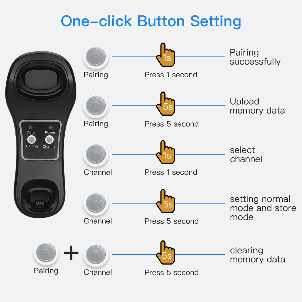 Портативный беспроводной сканер штрих кода Eyoyo EY 6900D 1D с USB разъемом|Сканеры| |