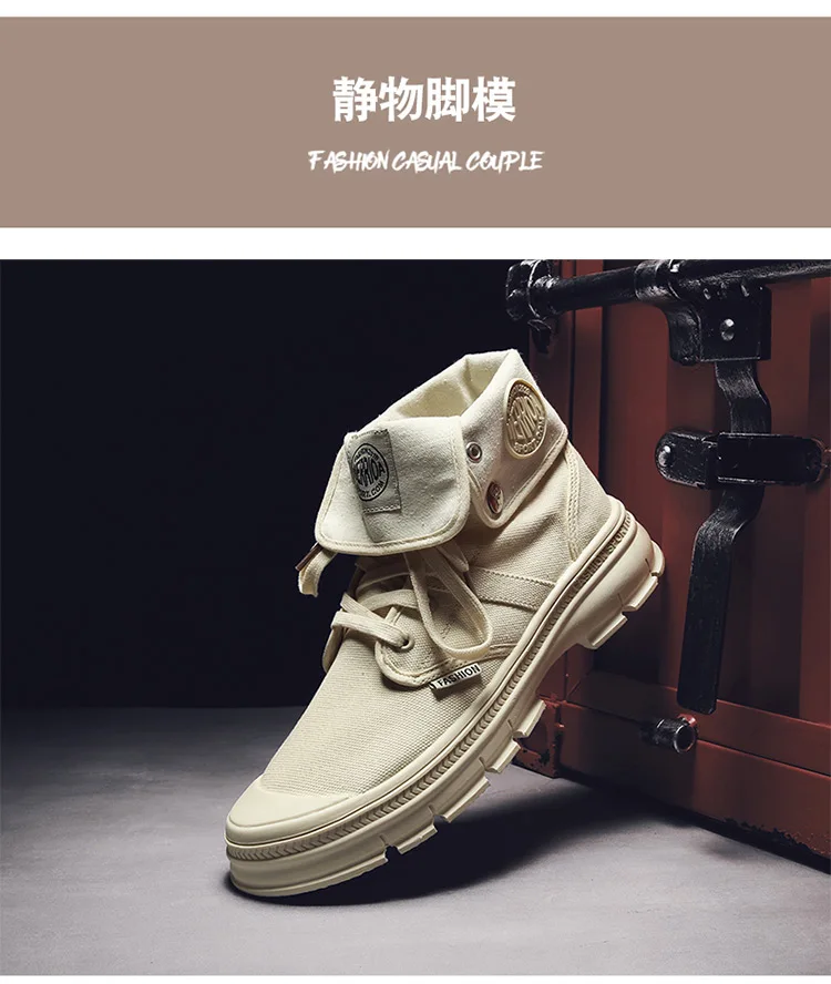 Botas hombre Botas Masculina Ins/мужские Ботинки martin; коллекция года; Новинка; английская обувь для студентов; сезон осень; Xuan Flanging; элегантная парусиновая обувь