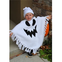 Плащ-Мантия унисекс для маленьких мальчиков и девочек на Хэллоуин, костюм-накидка+ шляпа, кисточка, одеяло, верхняя одежда