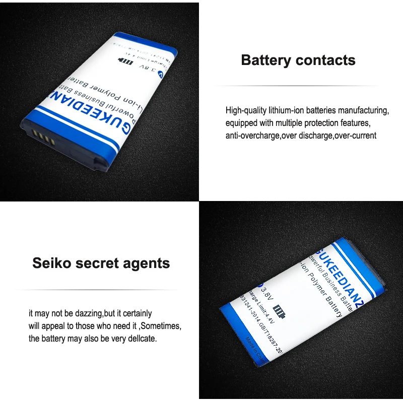 GUKEEDIANZI для samsung S5mini Батарея для samsung Galaxy S5 мини G800 G800F G800H G800A G800Y G800R Батарея EB-BG800BBE 5600 ма-ч