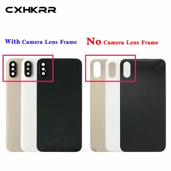 

CXHKRR High Quality Back Glass For iphone X / XS / XS MAX Battery Cover Rear Door Back Housing cover Glass With Camera Lens