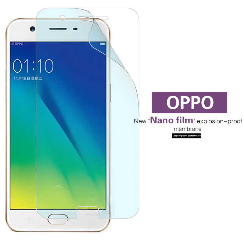 Противоударная мягкая нано пленка из ТПУ для OPPO A57 A59 A7 A71 A73 A75 A77 A79 A83 Joy R1001 3 Plus