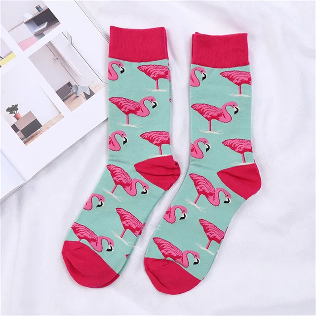 Unisex Fashion Art Men Sock 3D Print Fruit Happy Socks Avocado Apple Cherry Crew Men Funny Meias Cotton Harajuku Soft Socks 10