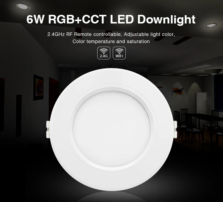 Led Panel Light | Downlight | Fut068 Fut068 6w Led Downlight Ac100-240v Round - Aliexpress