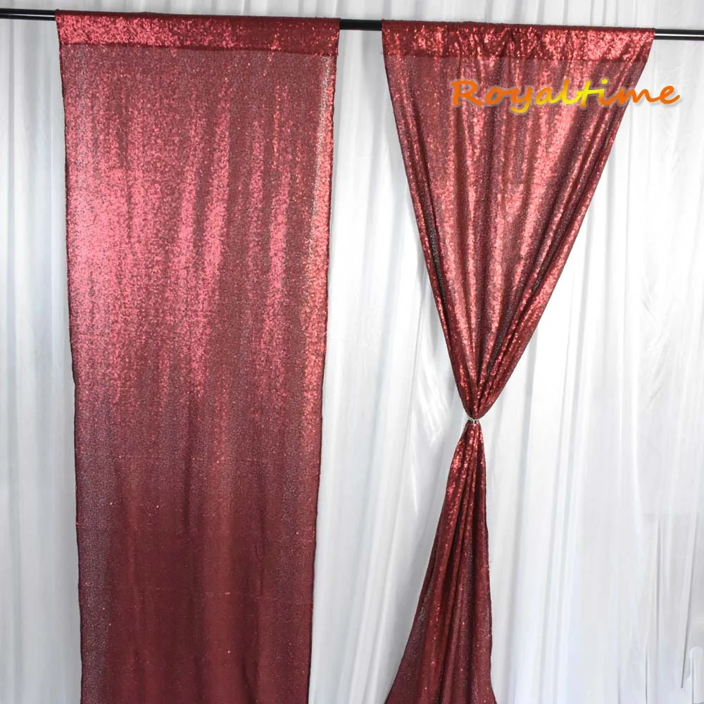 Royaltime фон с пайетками занавеска панель 2x8ft темно синий блесток фотография занавес