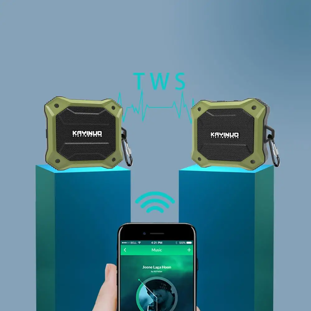 TWS портативный открытый Bluetooth громкий динамик IPX7 водонепроницаемый динамик беспроводной стерео динамик s для телефона компьютер ТВ Поддержка TF/AUX