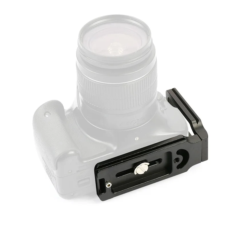 Универсальный L Форма Quick Release Plate Алюминий Камера штативная пластина Quick Release Plate Зажим