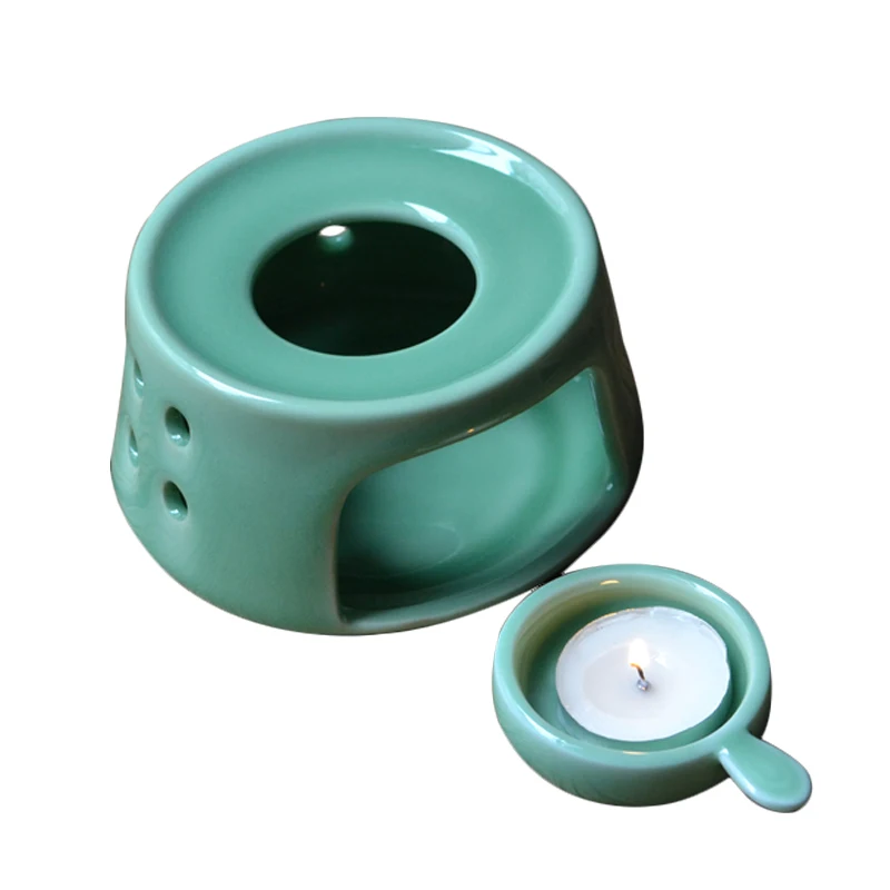 Longquan Celadon чайная плита свечной обогреватель керамический чайник базовое