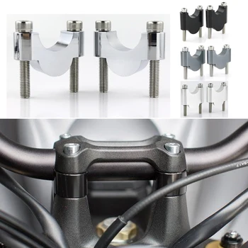 

22mm 7/8" Handlebar Riser Fat Mounting Motorcycle CNC Aluminum For Kawasaki ZRX1200R Z125 Z250 Z250SL Z300