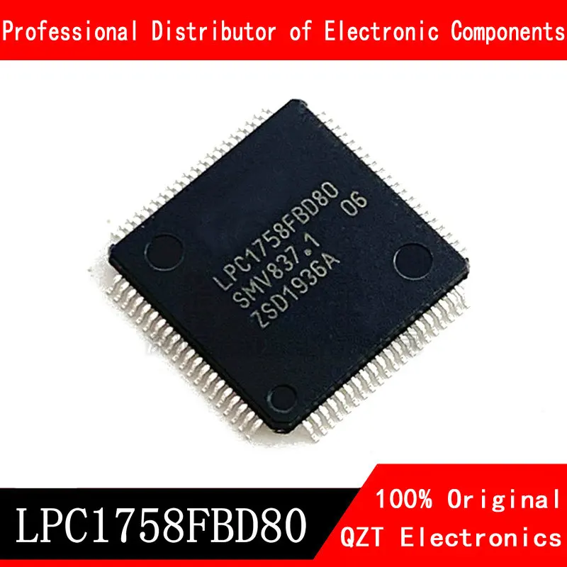 LPC1758FBD80 LPC1758 LQFP-80 новая