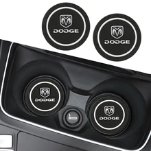 2шт Автомобильный Стайлинг ПВХ-силиконовые автомобильные Нескользящие подстаканники чехол для Dodge Challenger ram 1500 зарядное устройство Avenger Caliber Dart Nitro