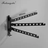 Aluminum Black Clothes Rack Swivel Folding Clothes Hanger Rack Dryer Balcony Drying Rack For Clothes Hanger Wall Mounted WB3017 5
