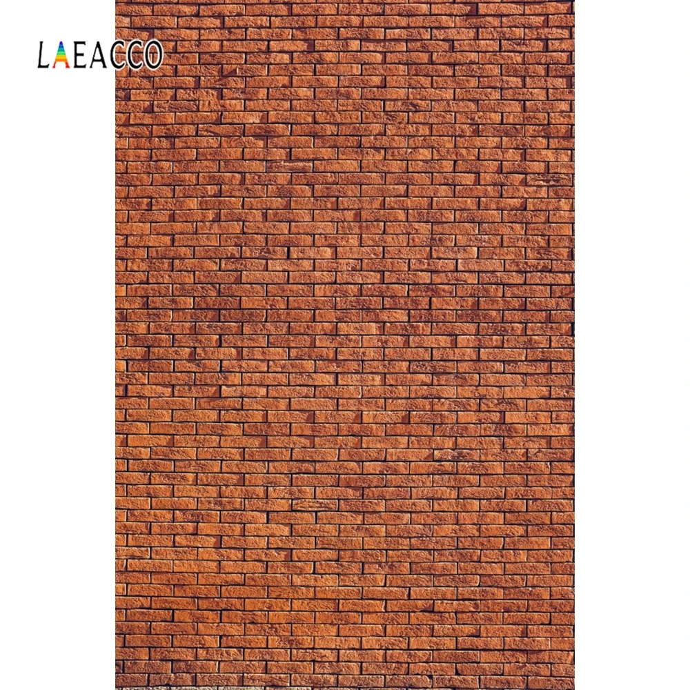 

Laeacco Red Brick Wall Photophone Birthday Party Photography Backgrounds Vintage Baby Portrait Backdrops Newborn Photophone Prop