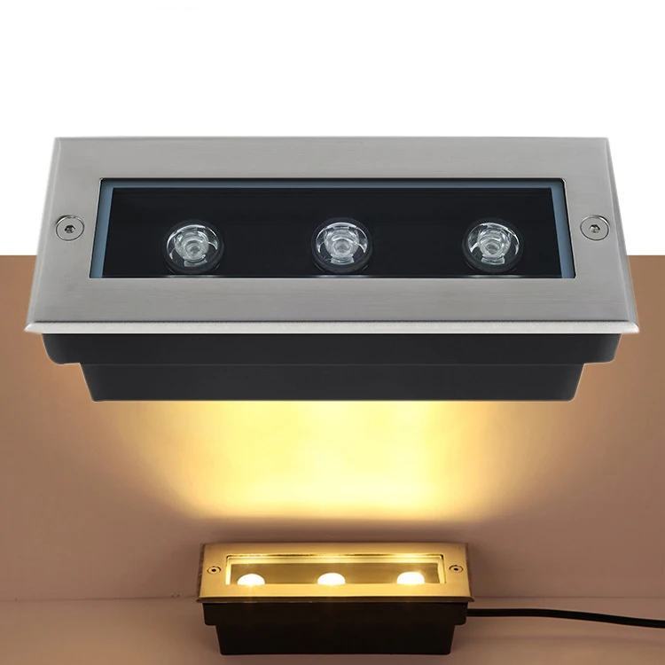 DC12V OR AC85~265V 3W Underground Rectangle LED Lamp Light Outdoor Waterproof Buried Recessed Led Floor Lights | Лампы и освещение